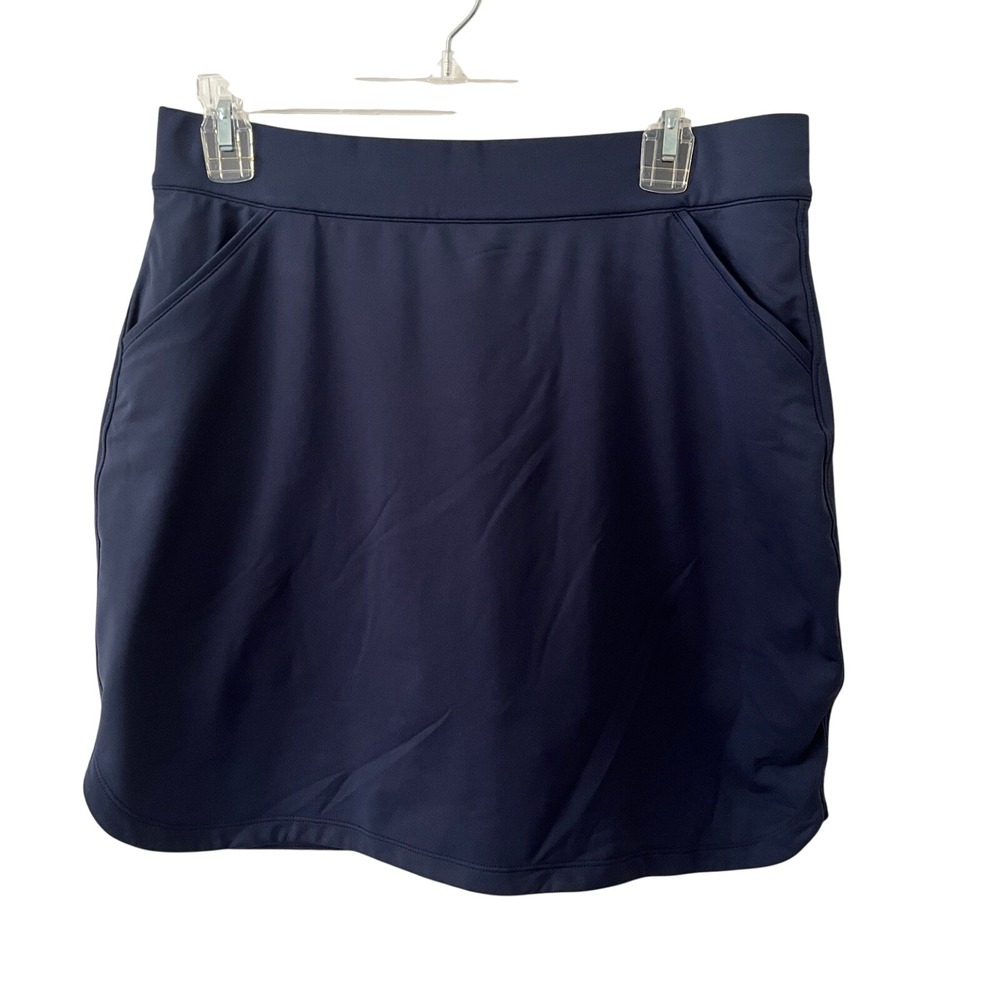 Peter Millar Womens Navy Blue Active Golf Skort UPF 50+ Large Pickleball Tennis